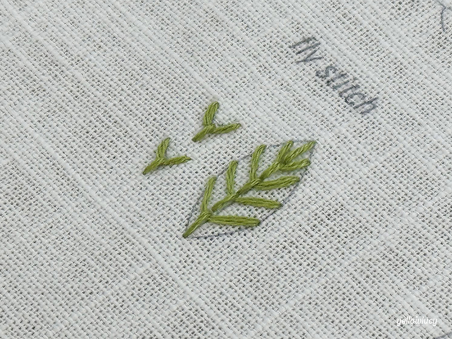플라이 스티치 (Fly Stitch) 수업 II