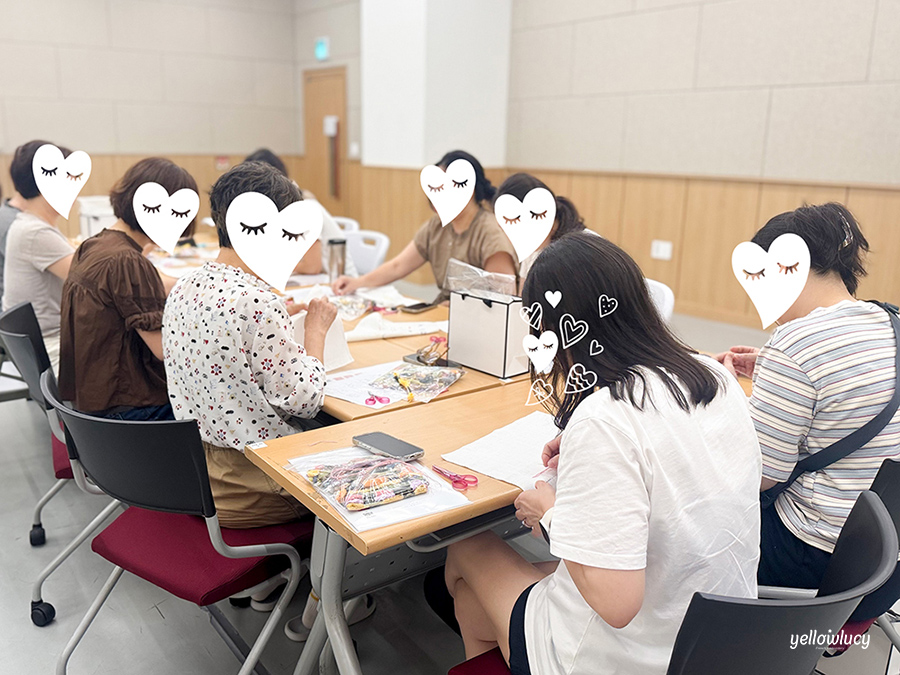 강동문화재단 생활문화공간 모두랑 프로그램 프랑스자수
