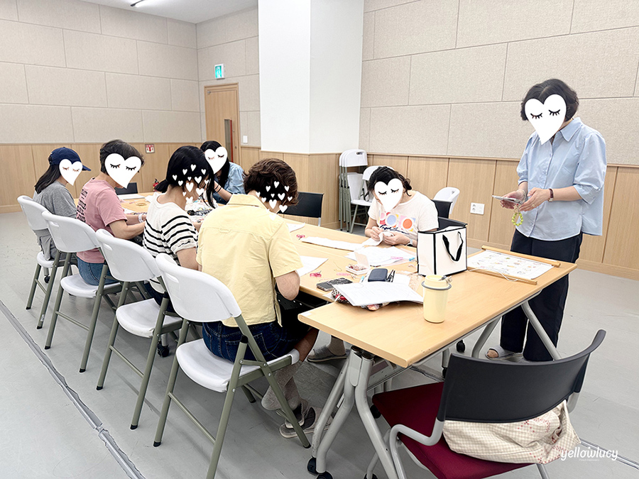 옐로우루시 프랑스자수 - 강동문화재단 프랑스자수 기초스티치 출강 III