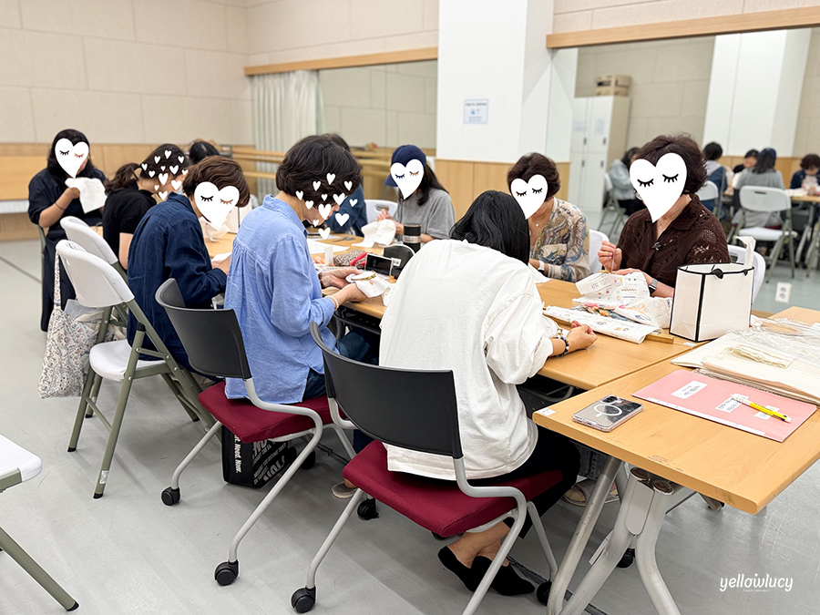 옐로우루시 프랑스자수 - 강동문화재단 프랑스자수 기초스티치 출강 VI