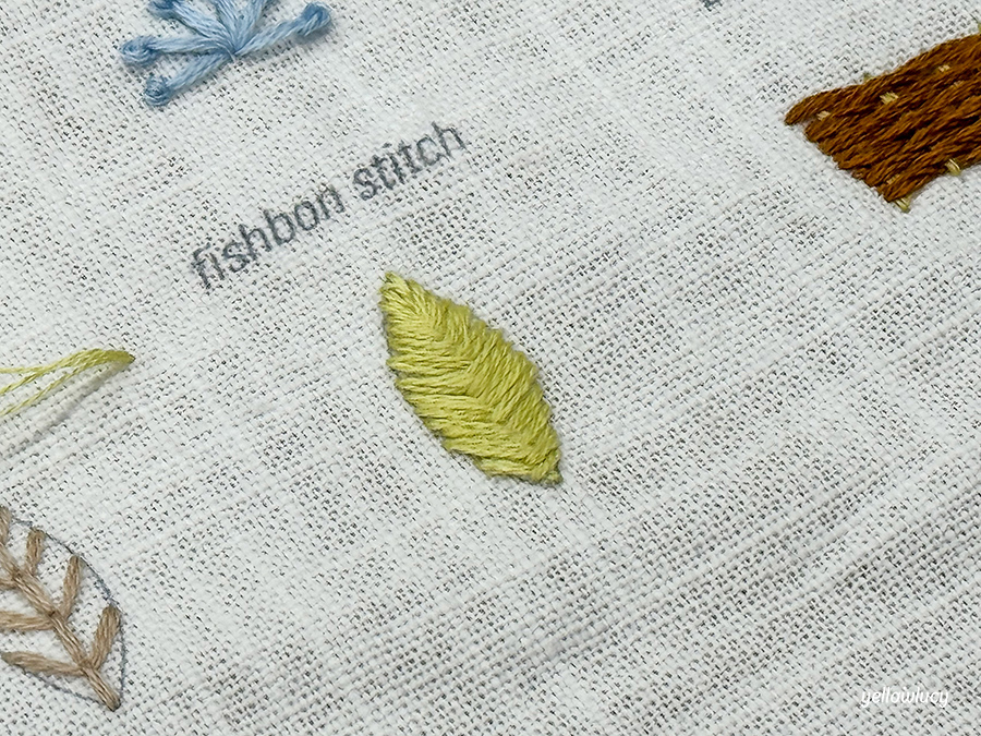 피쉬본 스티치 (Fishbon Stitch) II