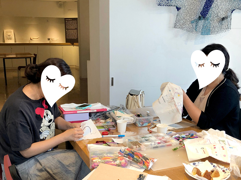 옐로우루시 프랑스자수 - 부암동 유금와당박물관 프랑스자수 기초스티치 수업