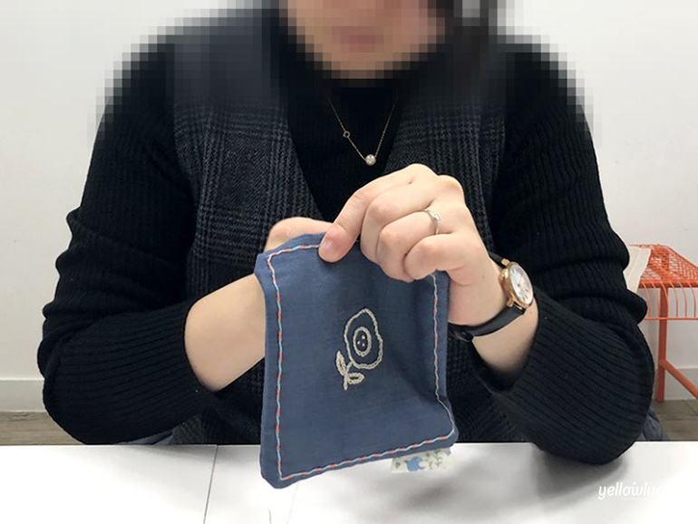 프랑스자수 컵받침 자수 원데이 수업