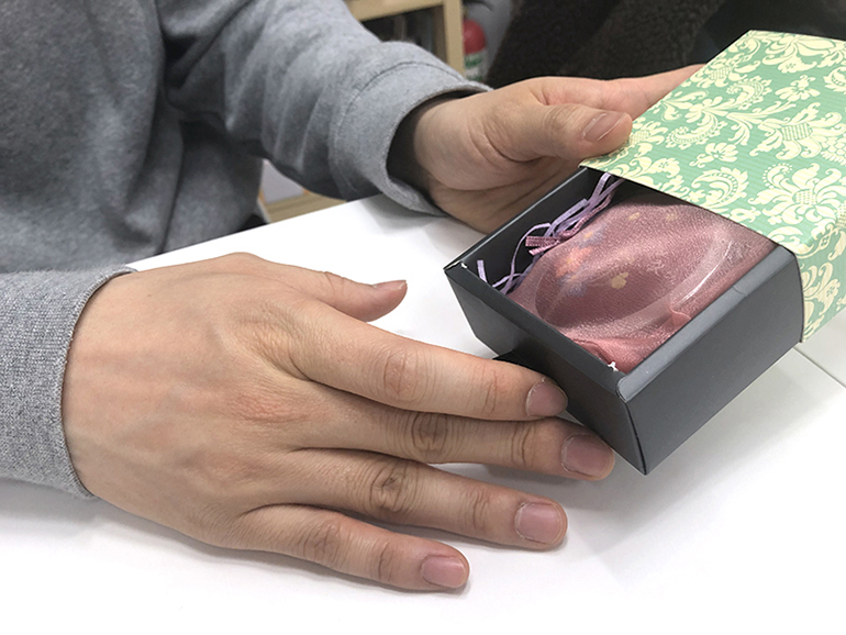 프랑스자수 손거울 선물상자