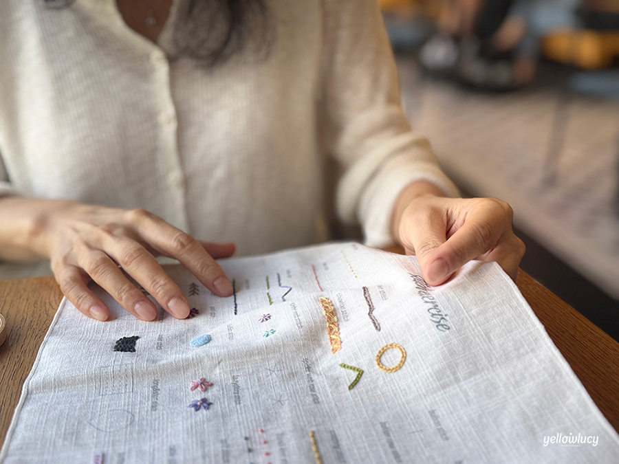 옐로우루시 프랑스자수 - 의정부 호원동 회룡역 프랑스 자수 기초 스티치 수업