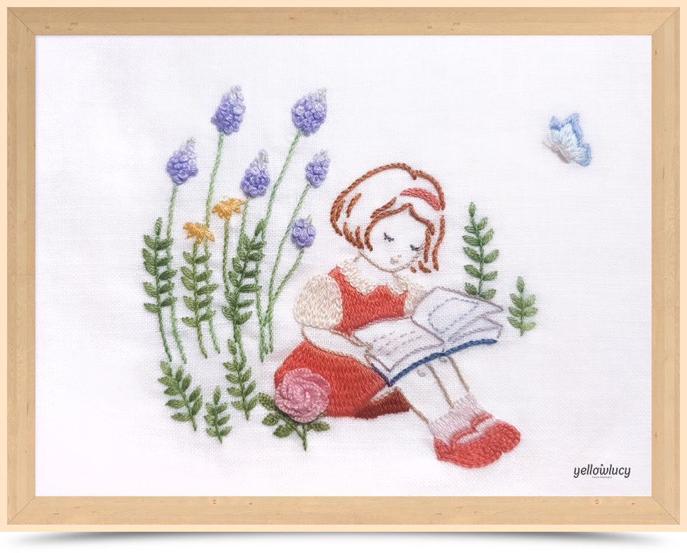 책 읽는 소녀, 캐스트 온 스티치 (Cast On Stitch)